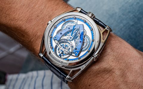 动手操作：De Bethune DB28 钢轮蓝宝石陀飞轮手表
