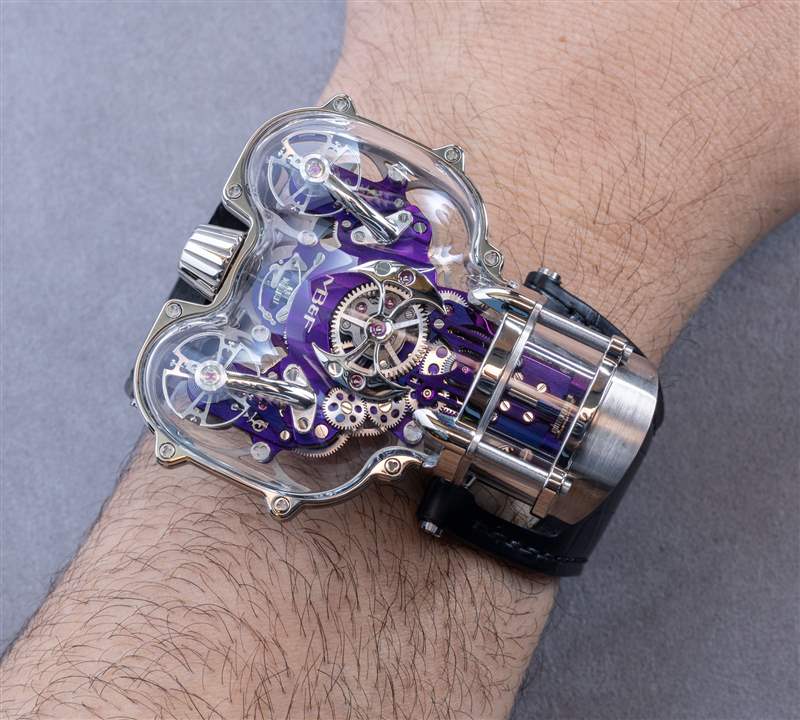 动手操作：MB&F Horological Machine 9 Sapphire Vision HM9-SV 手表