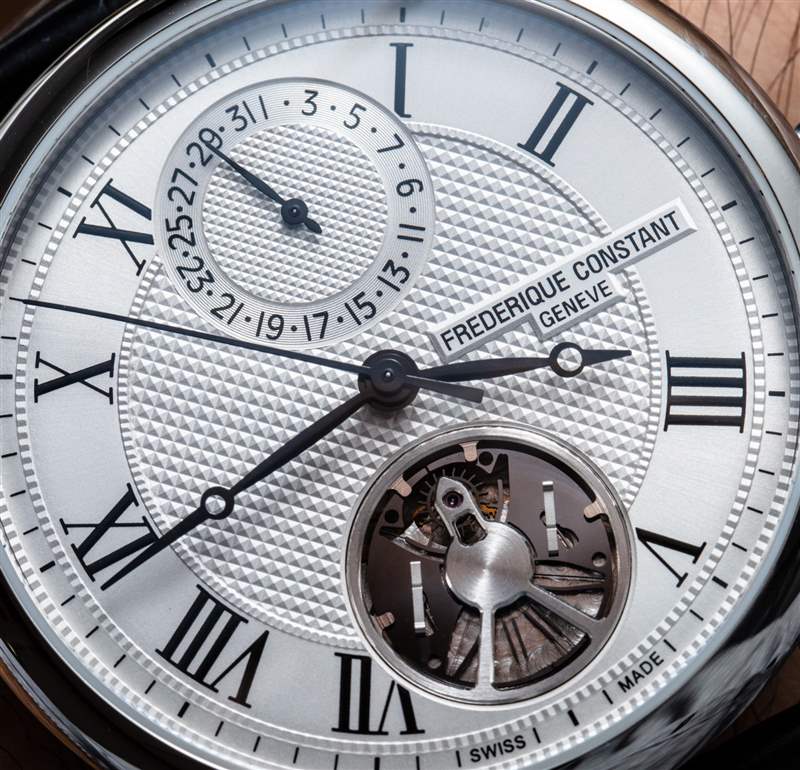 Frederique Constant Slimline Monolithic Manufacture 40Hz 硅振荡器动手手表