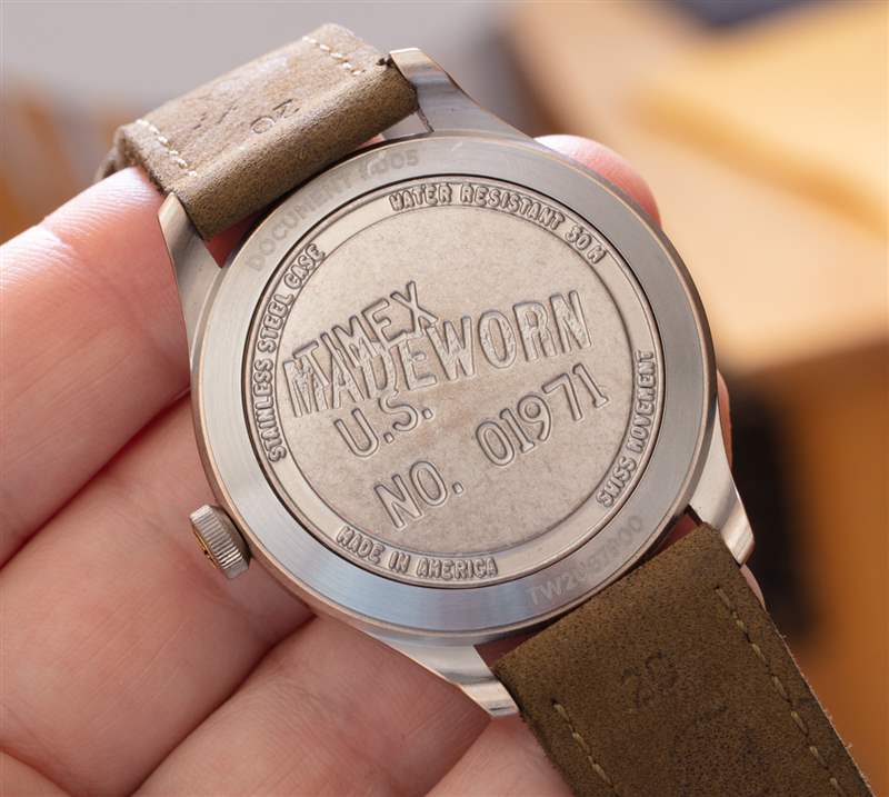 动手操作：Timex X MadeWorn American Documents Watch