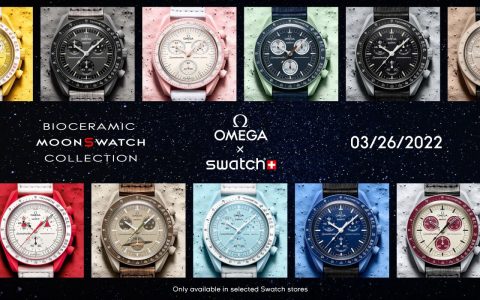 欧米茄 X Swatch Bioceramic MoonSwatch 超霸腕表