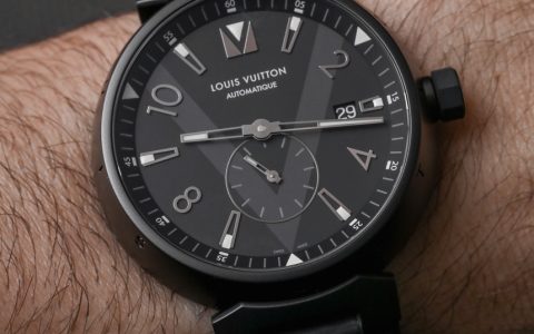 路易威登 Tambour 全黑小秒针腕表