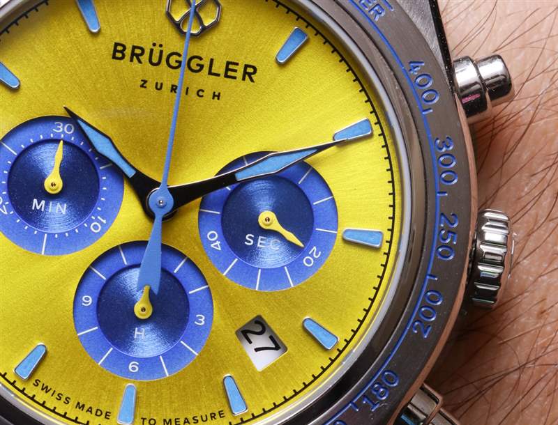 布鲁格勒计时码表可定制手表评论
