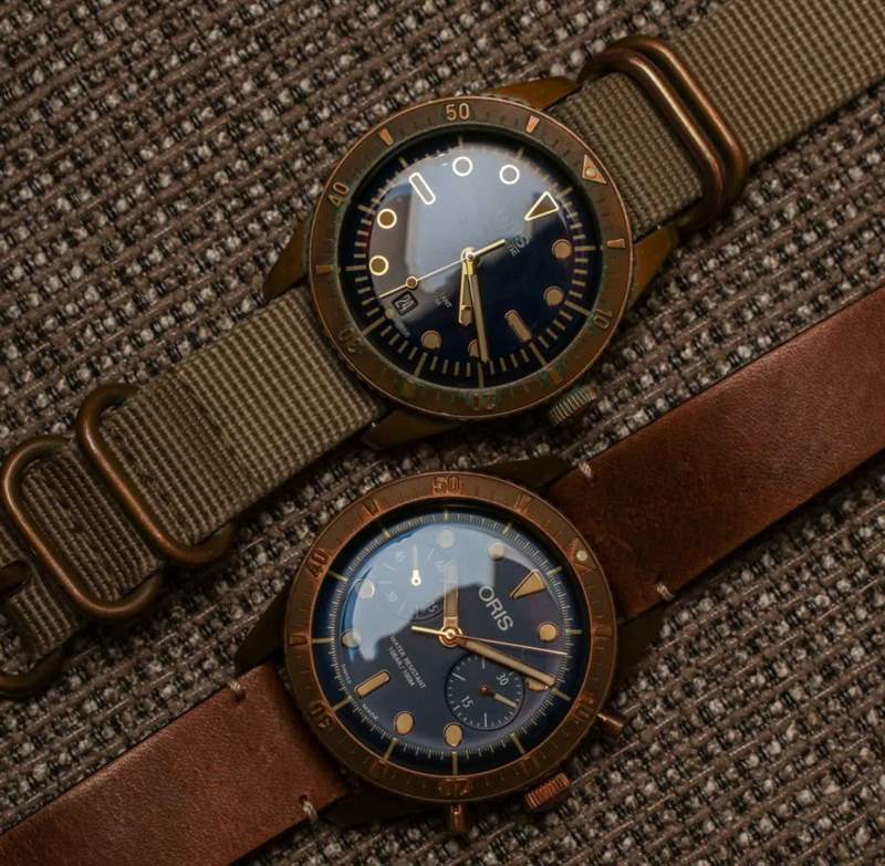 Oris Carl Brashear 计时码表限量版青铜腕表