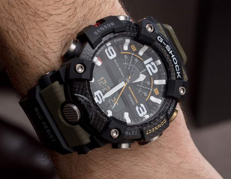 卡西欧 G-Shock Mudmaster GG-B100 Connected + Quad Sensor 手表动手