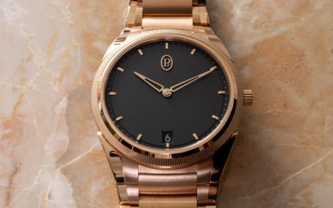 动手操作：帕玛强尼 Tonda PF 微型转子金色手表