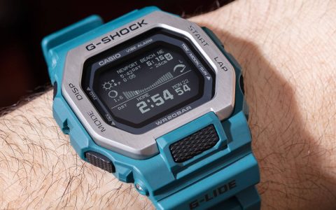 动手：卡西欧 G-Shock G-Lide GBX100-2 潮图手表