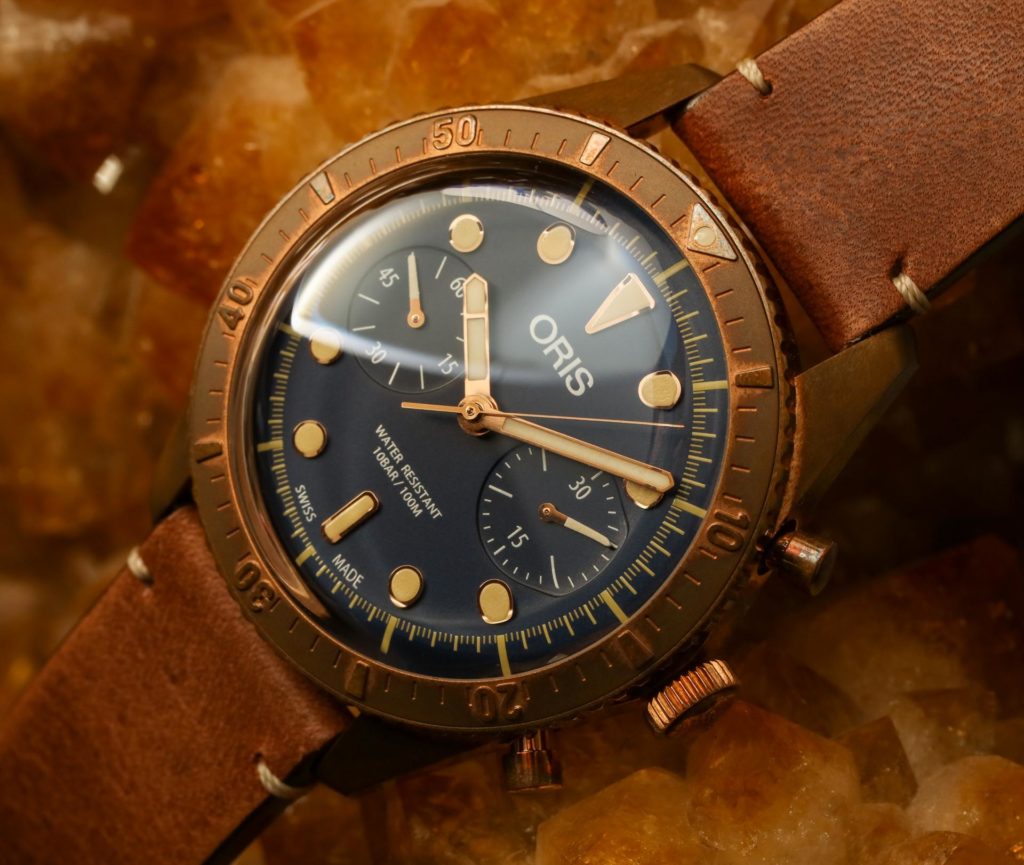 Oris Carl Brashear 计时码表限量版青铜腕表