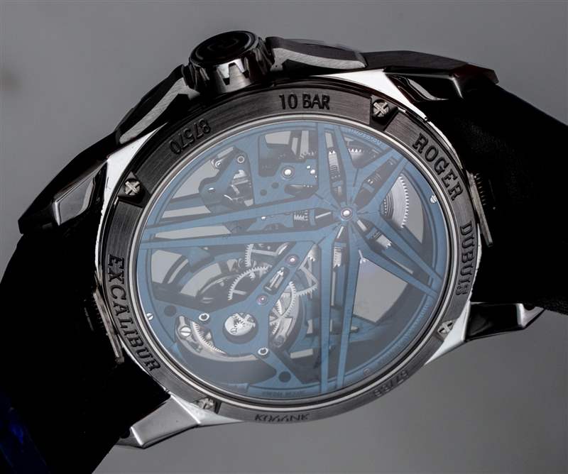 动手操作：罗杰杜彼 Excalibur Tourbillon Cobalt Watch