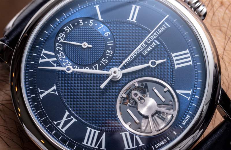 Frederique Constant Slimline Monolithic Manufacture 40Hz 硅振荡器动手手表