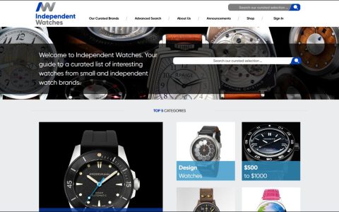 Independent-Watches.com 与爱好者创立的手表品牌的推广