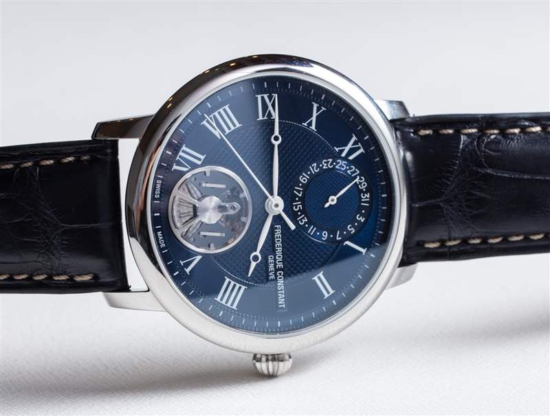 Frederique Constant Slimline Monolithic Manufacture 40Hz 硅振荡器动手手表