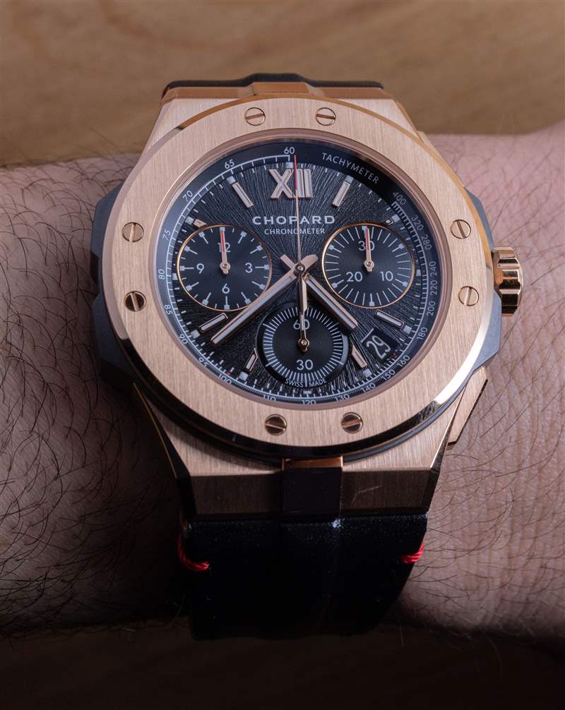 动手操作：萧邦 Alpine Eagle Chrono XL 玫瑰金和陶瓷钛，以及朗讯钢表