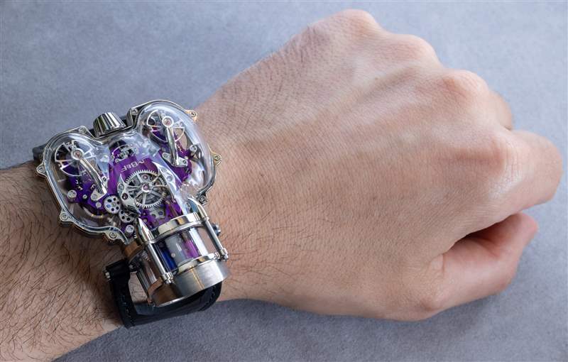 动手操作：MB&F Horological Machine 9 Sapphire Vision HM9-SV 手表