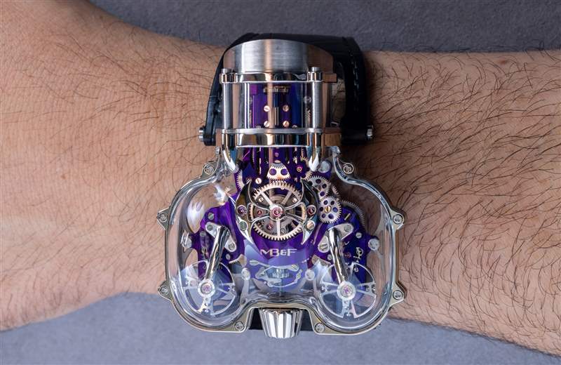 动手操作：MB&F Horological Machine 9 Sapphire Vision HM9-SV 手表