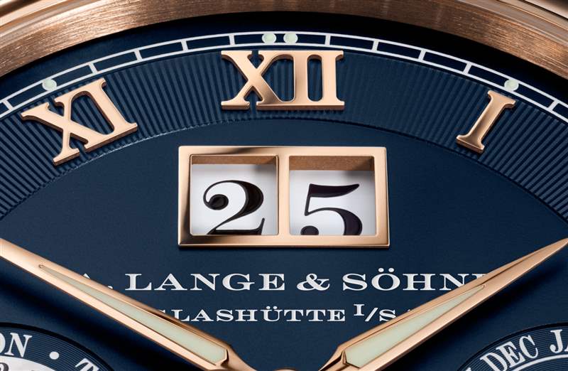A. Lange & Söhne Langematik Perpetual 限量版蓝色手表