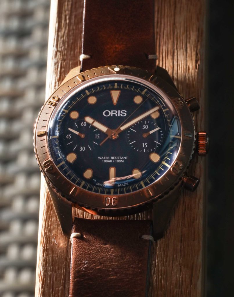 Oris Carl Brashear 计时码表限量版青铜腕表