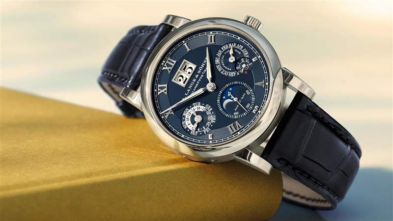 A. Lange & Söhne Langematik Perpetual 限量版蓝色手表