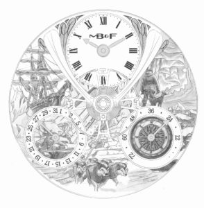 动手操作：MB&F Legacy LE Split Escapement x Eddy Jaquet Engraved Jules Verne-Inspired Watcheé
