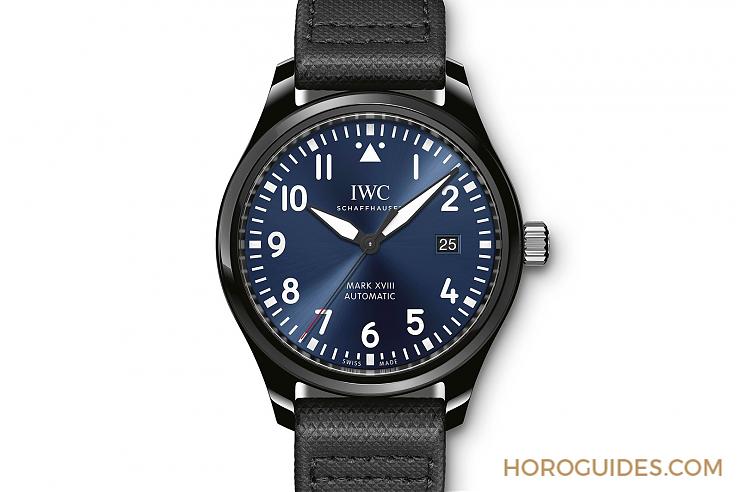 IWC - IWC Pilot's Watch Mark XVIII 蓝面黑陶瓷Laureus世界体育奖纪念款