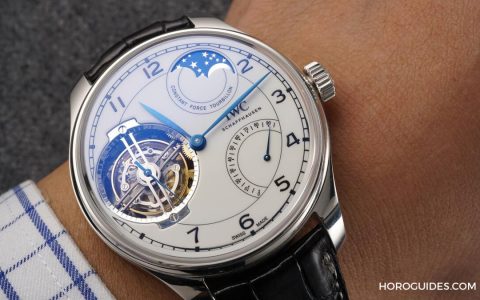 IWC葡萄牙恒定动力陀飞轮新装漆面表盘月相功能
