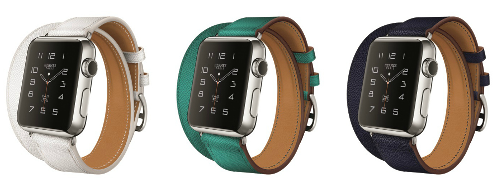 Apple-Watch-Hermes-阵容-白-绿-蓝