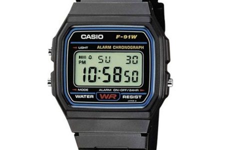 卡西欧F-91W观看视频展示了我们爱和恨的人的受欢迎程度