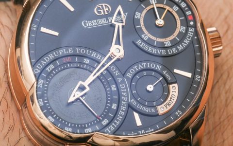 Greubel Forsey四重陀飞轮秘密18k红金手表动手实践