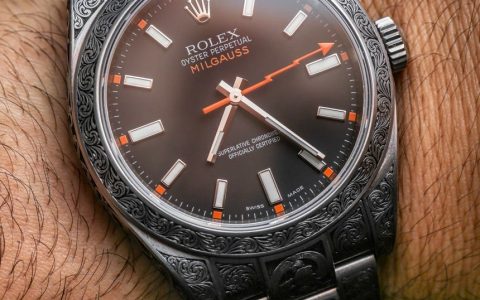 劳力士Milgauss 116400雕刻由MadeWorn手表评论