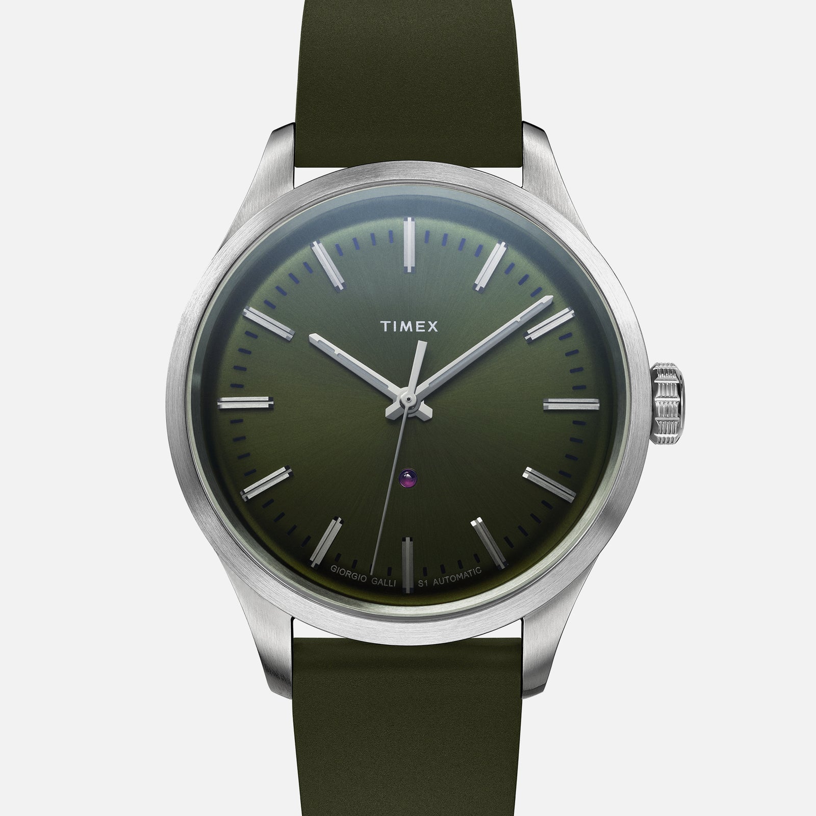 Soldier image of the green 天美时 Giorgio Galli S1 Automatic 38mm