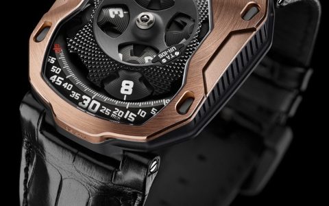 Urwerk UR-105 TA“涡轮自动”手表，色彩艳丽