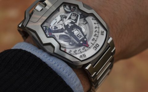 Urwerk UR-210S全金属外壳手表带手链动手实践