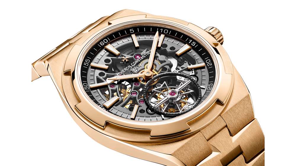 江诗丹顿 Overseas Skeleton Tourbillon 玫瑰金