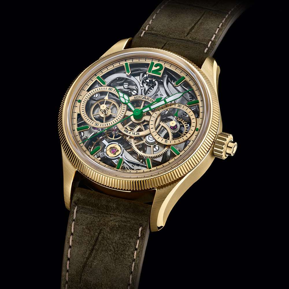 万宝龙 1858 The Unveiled Secret Minerva Monopusher Chronograph LE18 的士兵形象