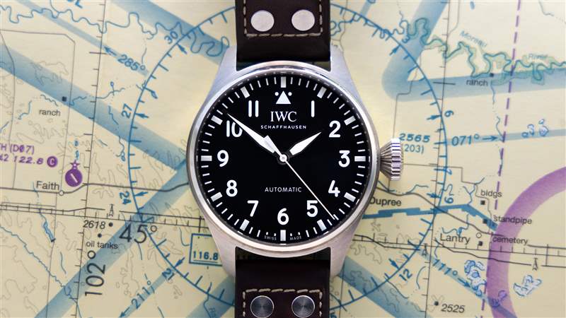 手腕上的一周43mm IWC Big Pilot Automatic