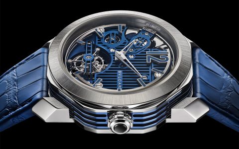 隆重推出宝格丽Octo Roma Blue Carillon Tourbillon