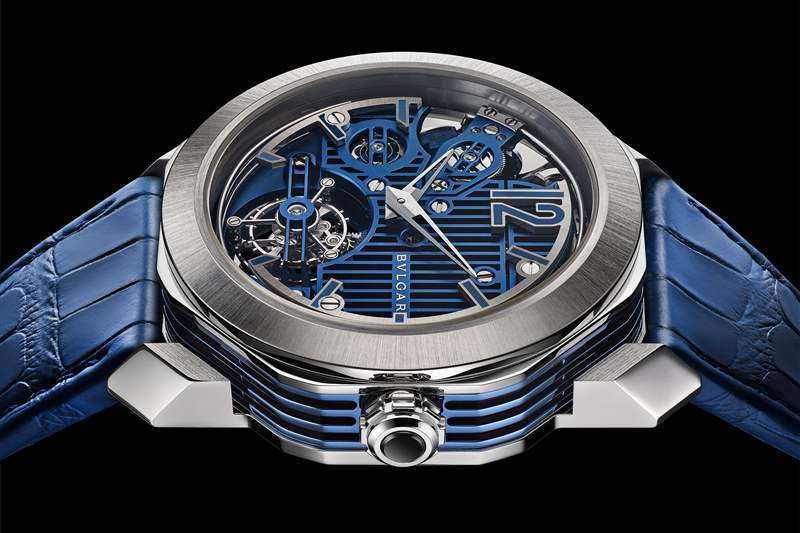 隆重推出宝格丽Octo Roma Blue Carillon Tourbillon