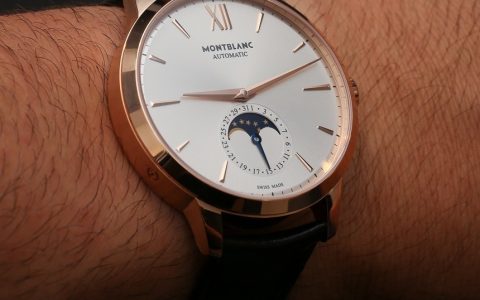 万宝龙Meisterstück Heritage月相腕表动手实践