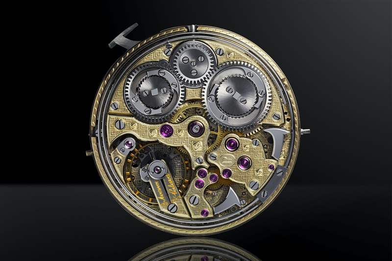 La Rose Carée 怀表机芯，Parmigiani Fleurier