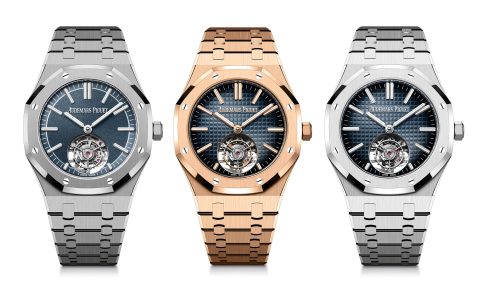 Audemars Piguet推出全新皇家橡树自动上链飞行陀飞轮腕表