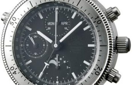 宝星表Temption CGK203黑盘月相搭载ETA7751机芯钢款腕表评测