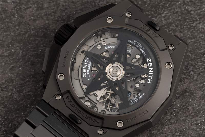 Zenith Defy Extreme 的底盖照片