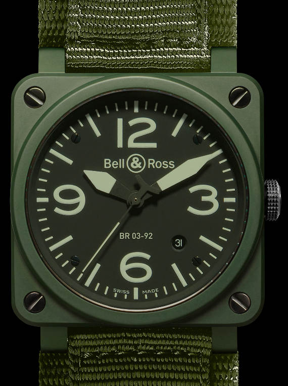 柏莱士仪器BR03-92军用陶瓷腕表