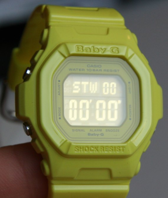卡西欧婴儿-G 黄色手表 7