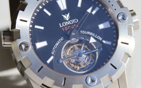 隆吉奥Longio泰拉蒙陀飞轮1000米潜水腕表