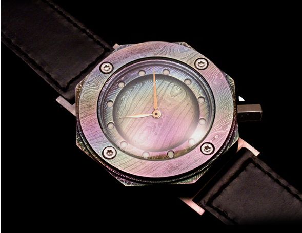 角动量颜色-TEC大马士革手表