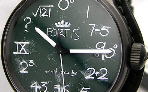 富通与设计师罗尔夫·萨克斯（Rolf Sachs）设计的噩梦数学题手表