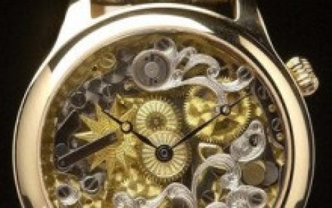 Nivrel 5 分钟问报时镂空金手表介绍