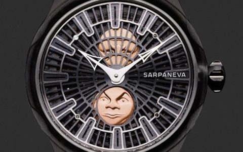 Sarpaneva Korona K3 Red Moon Watch人脸月亮手表