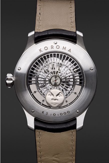 Sarpaneva Korona K3 Red Moon Watch人脸月亮手表